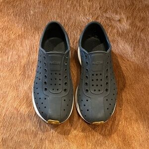 Native Kids Robbie Black Slip-On Shoe